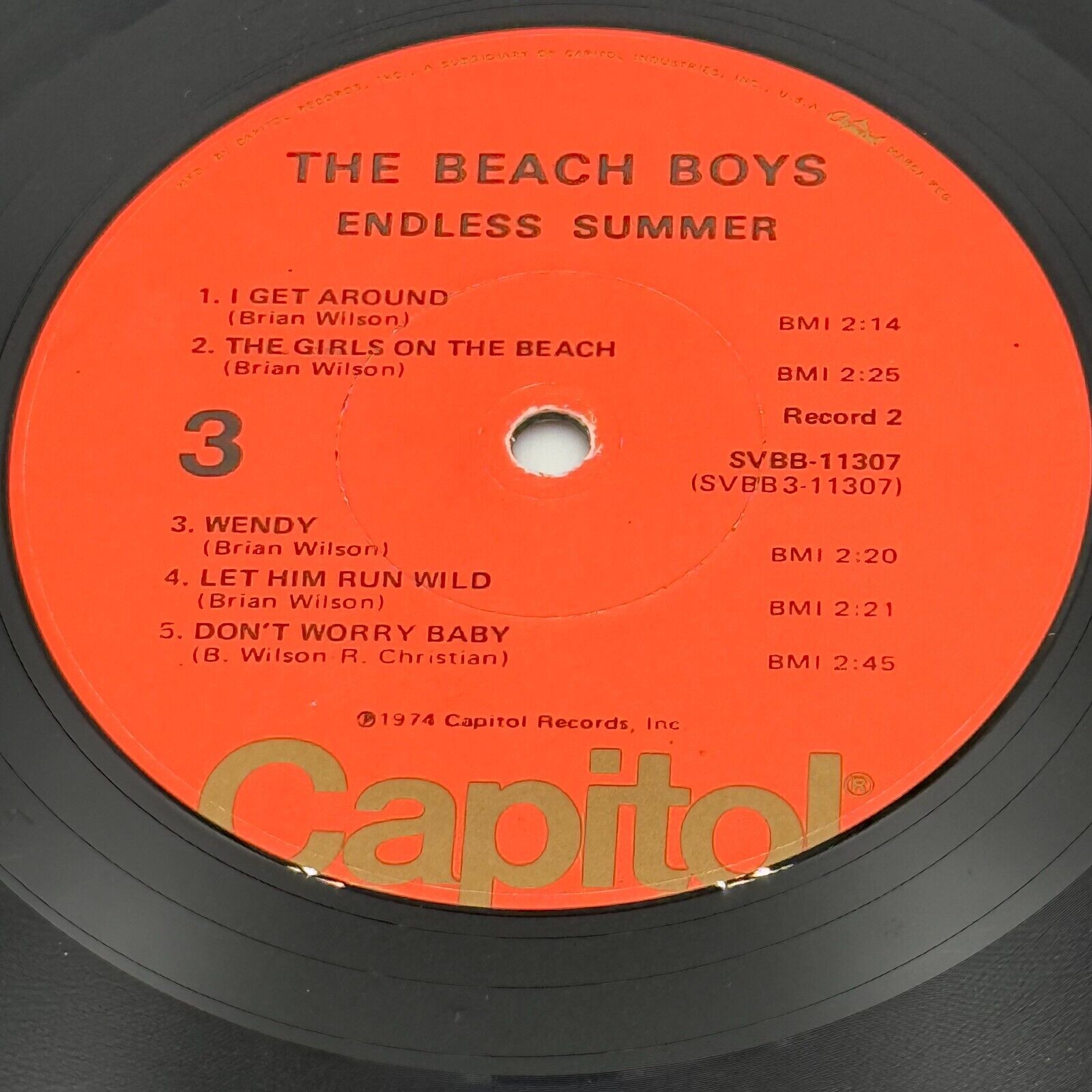 THE BEACH BOYS - ENDLESS SUMMER - Double LP - 1974 Capital Records - Gatefold