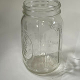 Ball Clear Wide Mouth Measuring Mason Jars No Lids