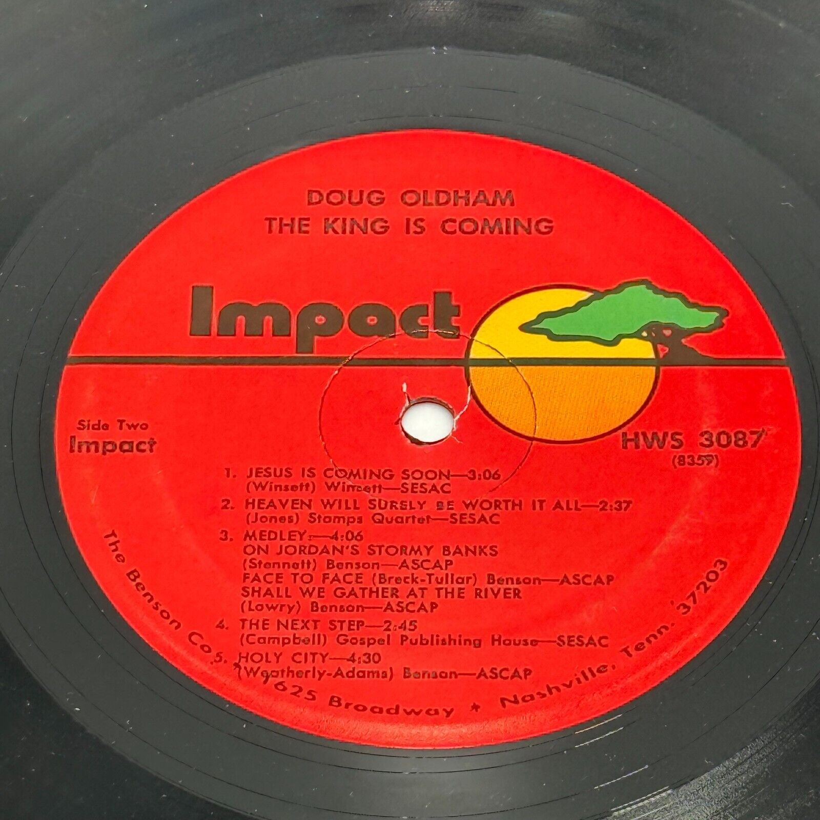 Doug Oldham: Have You Heard.. The King Is Coming HWS 3087 Impact Records, 1971