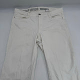 DKNY Jeans Bleecker Boyfriend Womens Size 14W Stretch Denim White