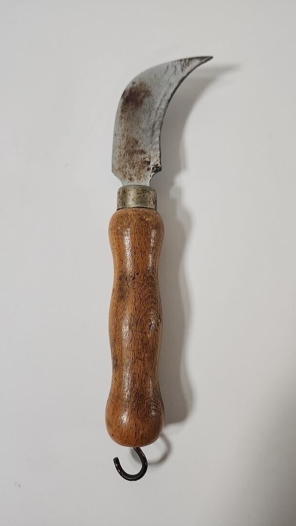 Vintage Wood Handle Flooring Tool