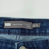 Levi Strauss Demi Curve Modern Rise Skinny Jeans Denim Blue Womens 12/31