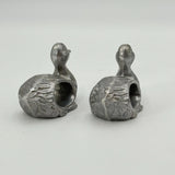 Wilton Armetale USA Set of 2 Aluminum DUCK Napkin Rings (RF1062)