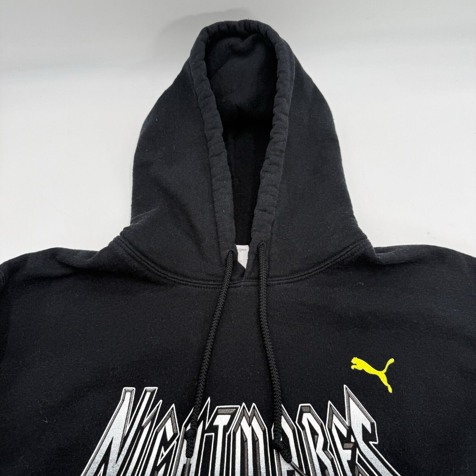 Puma Hoodie Black Nightmares Dreamchasers White Red Yellow Logo Adult Size Small