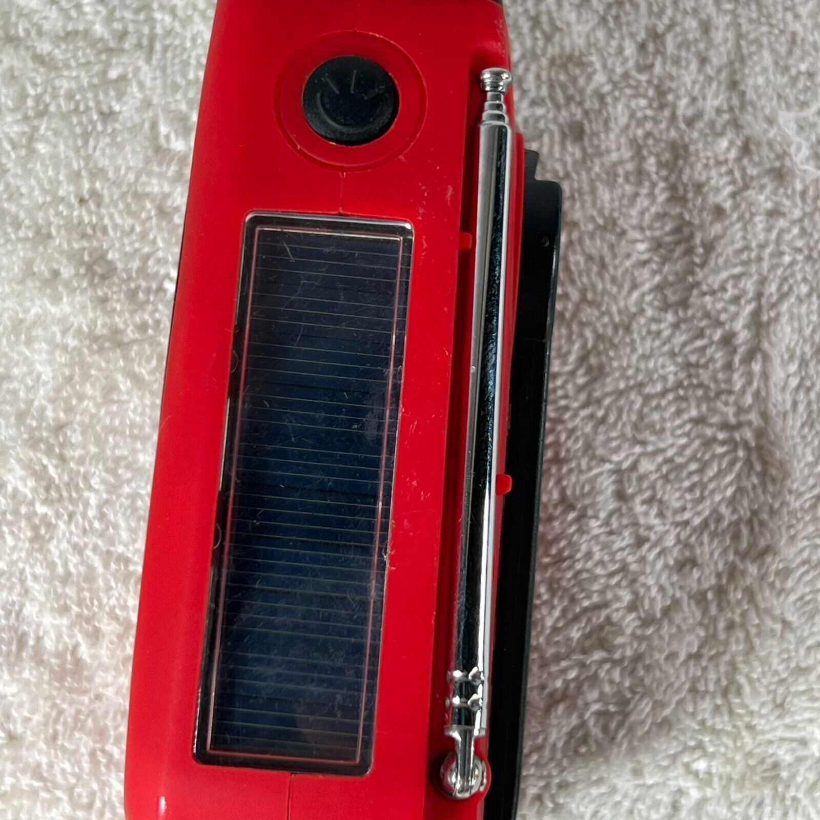 Pocket Juice Emergency Travel Solar Handcrank Rechargeable LED Flashlight FM/AM