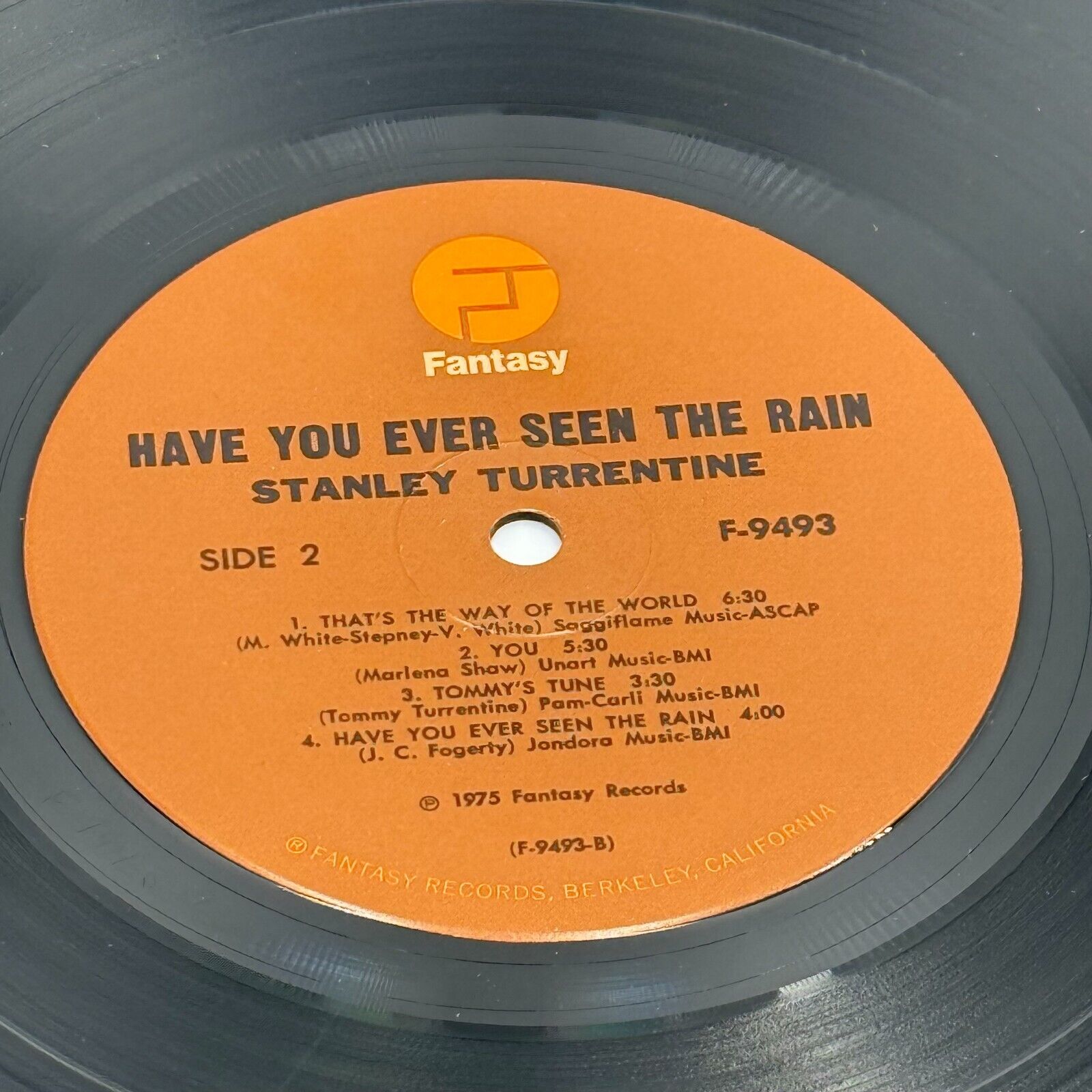 Stanley Turrentine - I Have You Ever Seen The Rain F-9493 Fantasy Gatefold 1975