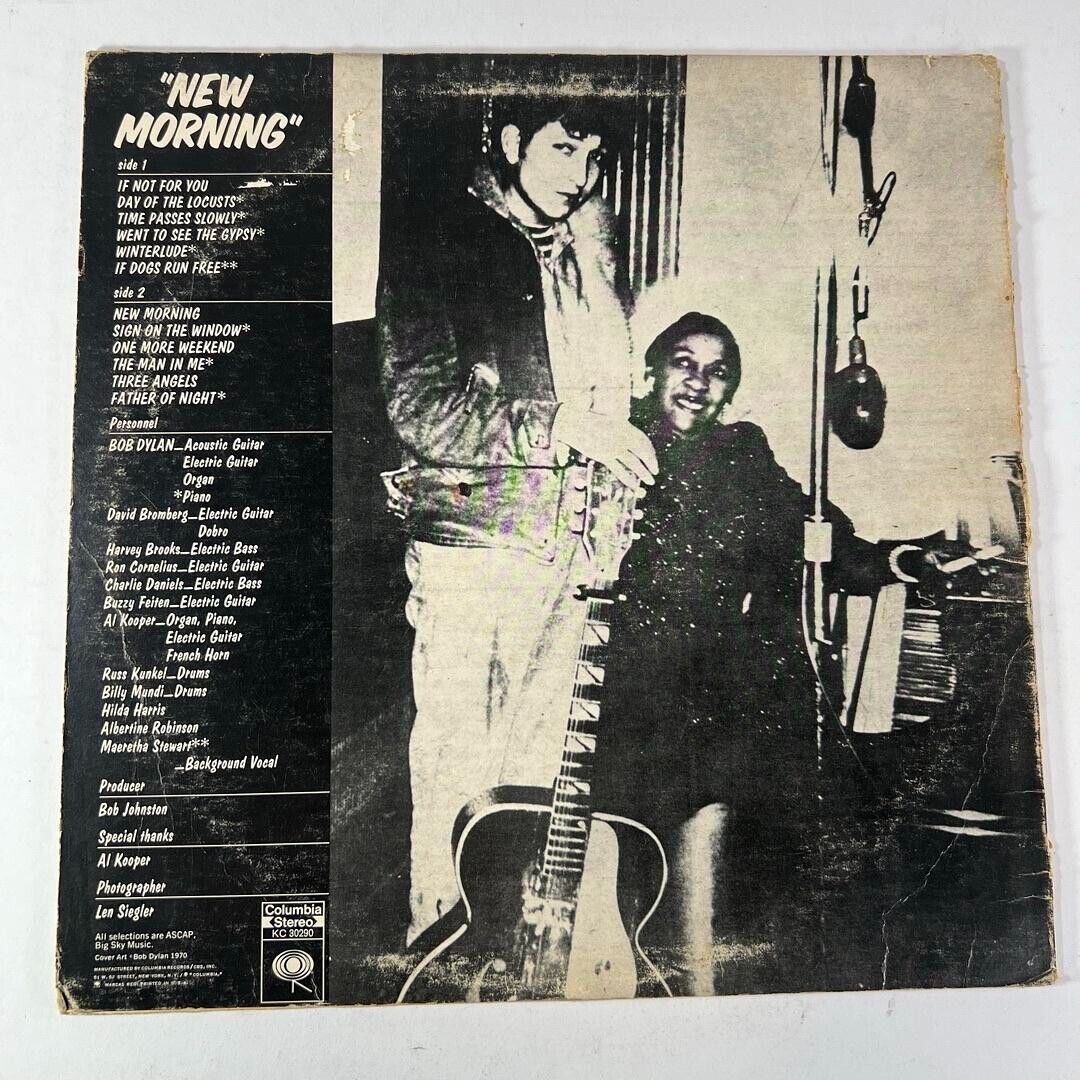 BOB DYLAN - New Morning Vinyl LP - Columbia Records KC-30290