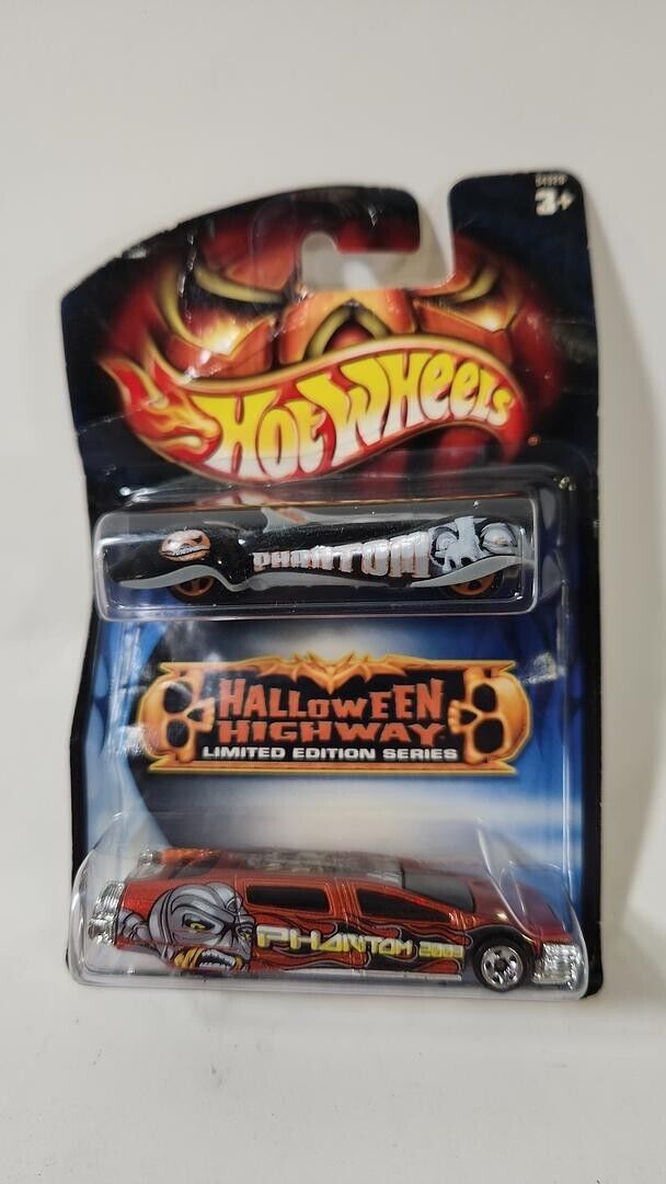 Hot Wheels Halloween Highway Limited Edition Series - 2 Phantom Cars - Sealed