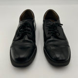 Dockers Black Leather Oxford Style Cap Toe Dress Shoes Black Mens Size 9