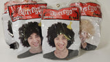 Lot of 4 Alter Ego Super Afro (3 Black, 1 Blonde) with 2 Combs Halloween Costume