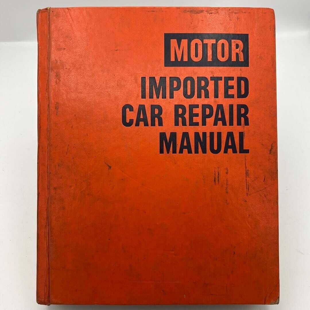 Motor Imported Car Repair Manual 3rd Edition 1978 HARDCOVER BOOK