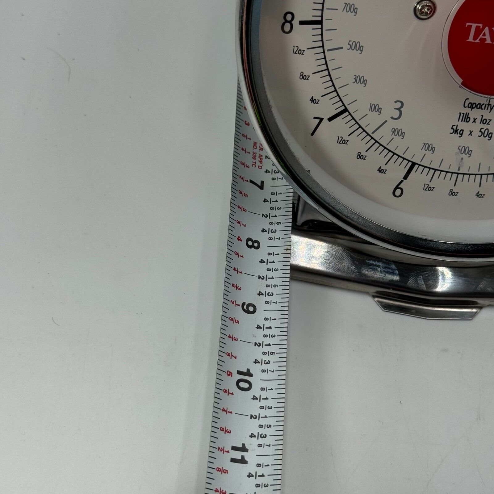 Taylor Scale Weighs up to 11 lbs Measures in Grams and Ounces Mechanical Retro