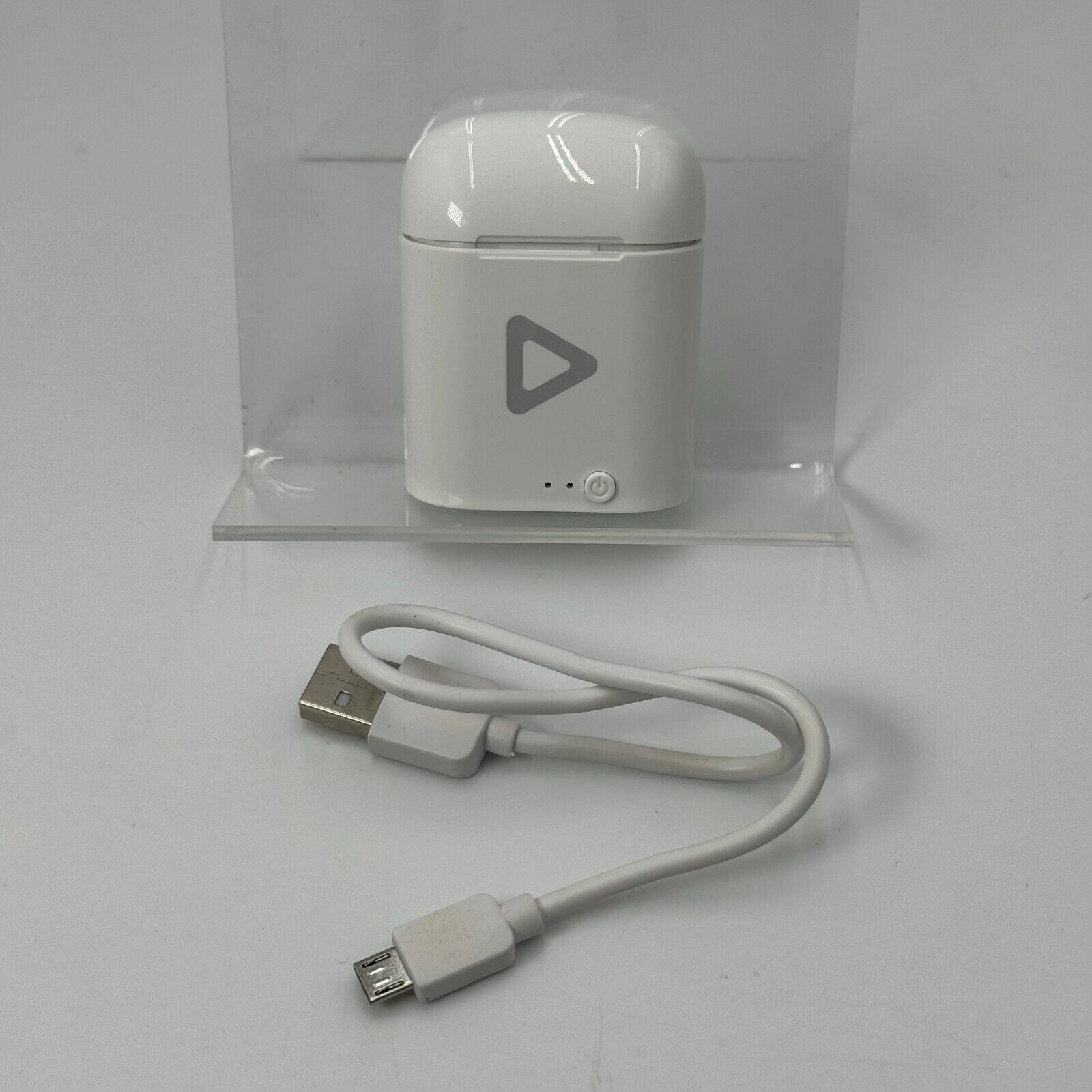 Acoustix True Wireless Audiobuds w/Charging Case - White