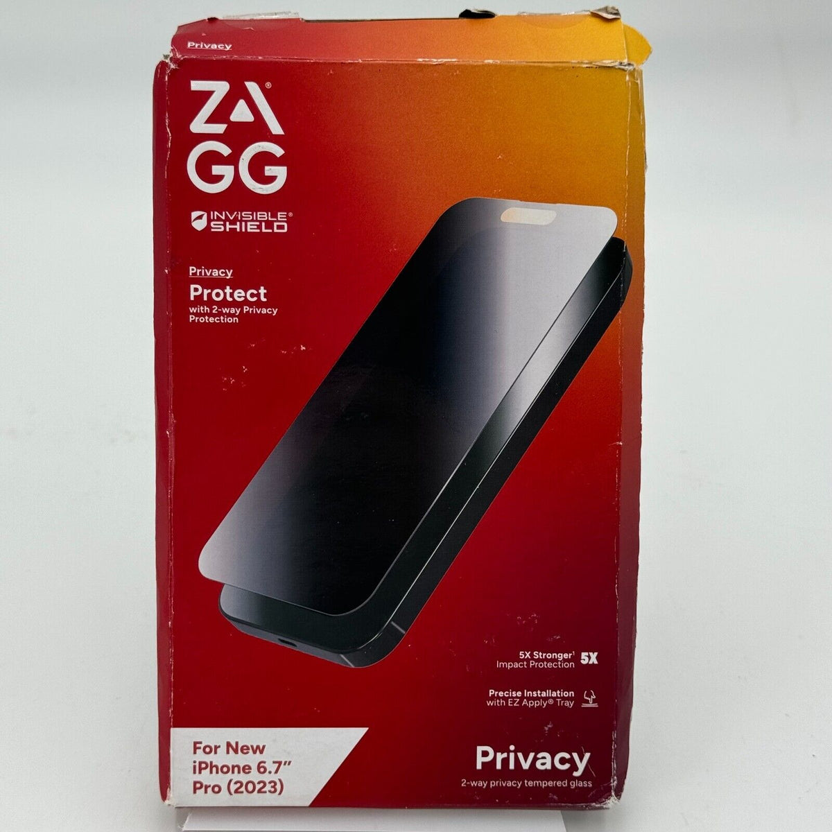 ZAGG Invisible Shield Privacy 360 Protect Screen Protector for iPhone 15 Pro Max