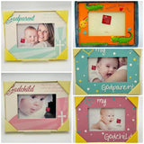 Russ Colorful Handpainted Rectangle 4x6in Photo Frames Landscape Memory NEW