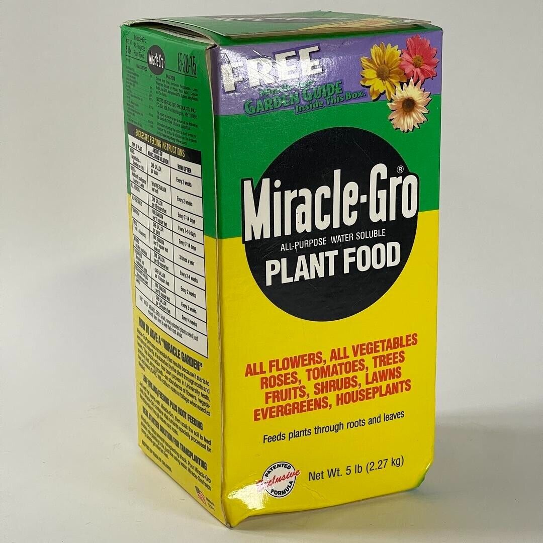 Miracle-Gro Water Soluble All Purpose Plant Food, 5 lbs. For All Vegetable