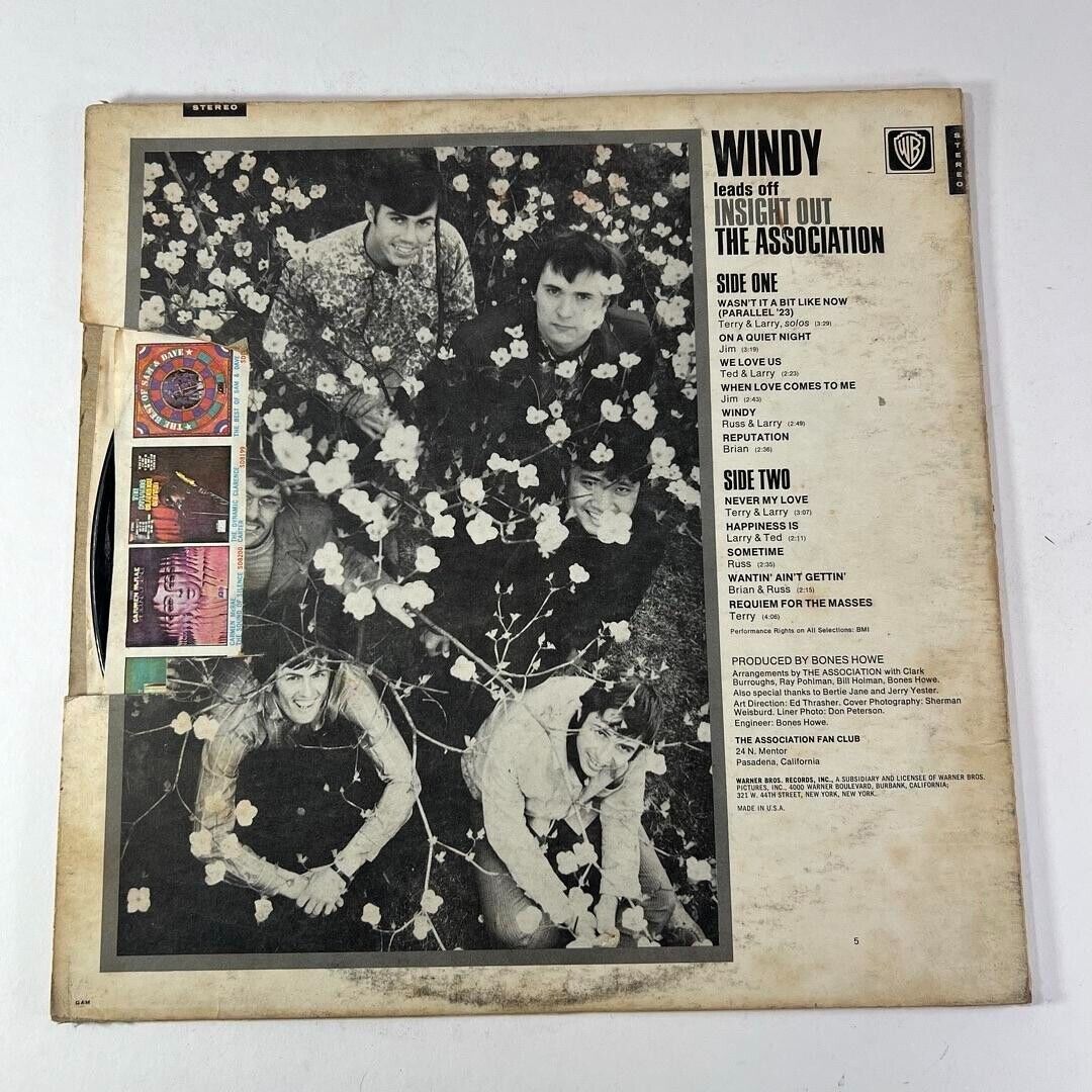 The Association Insight Out Warner Bros WS1696 Stereo 1967