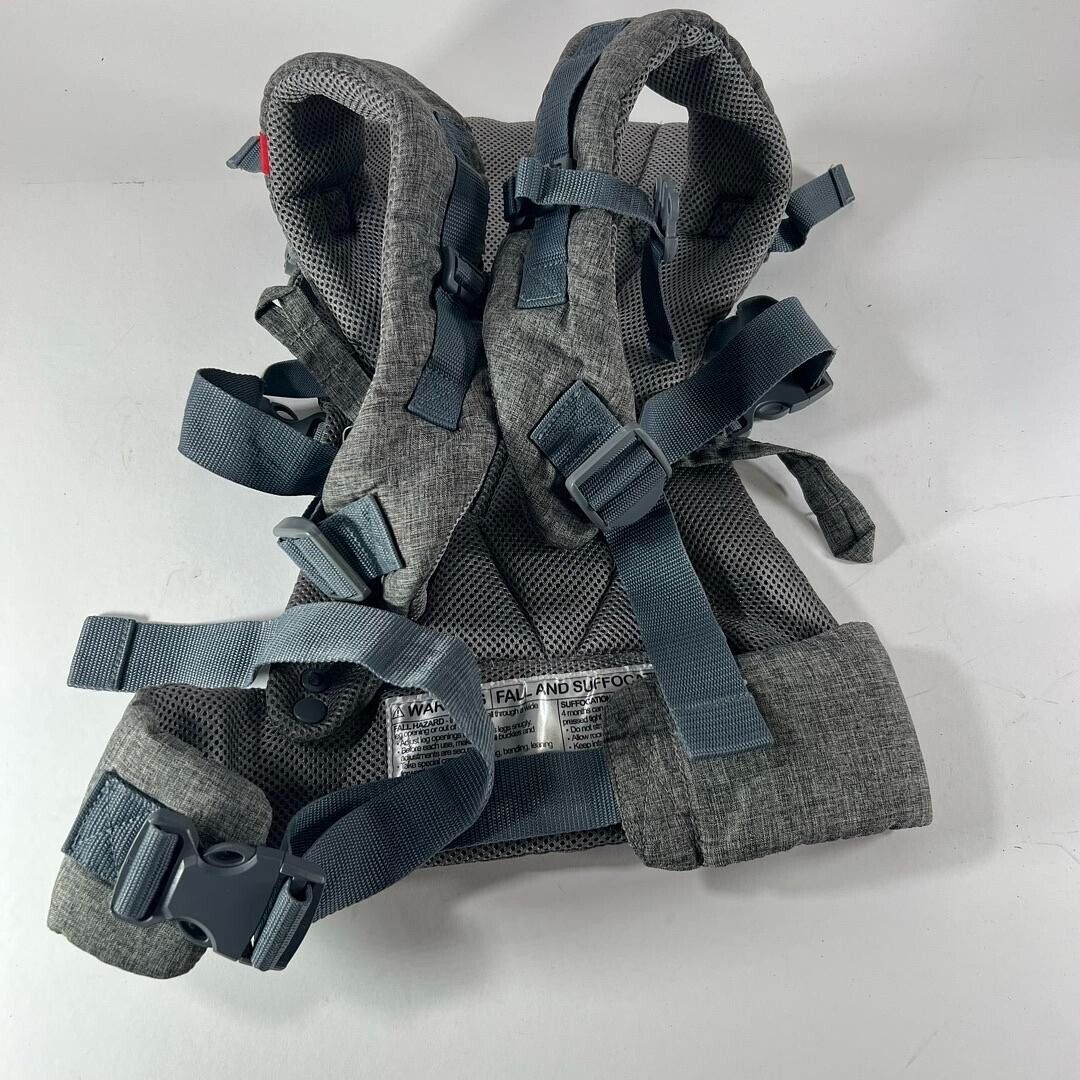 You + Me 4-in-1 Ergonomic Baby Carrier 8-32lbs Gray Mesh - New
