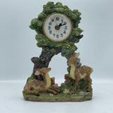 Vintage Montifiori Collection Nature-Inspired Design Battery Operated Desk Clock