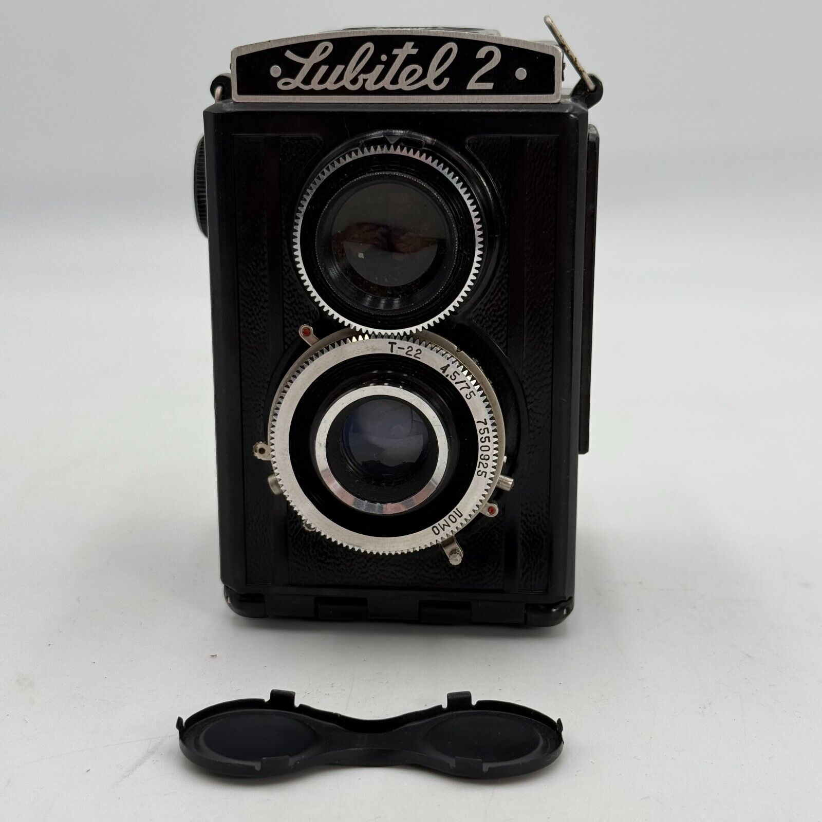 Lomo Lubitel 2 Vintage Rare Camera With 120mm Film TLR ARP107 On Leather Case