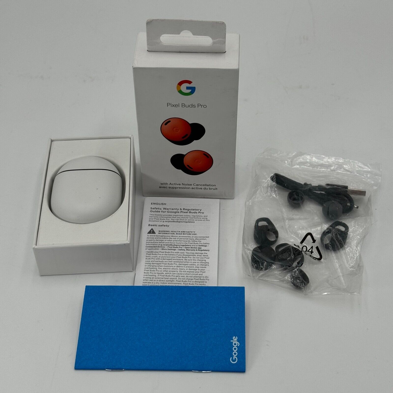 Google Pixel Buds Pro - Noise Canceling Earbuds with Charging Case, Coral