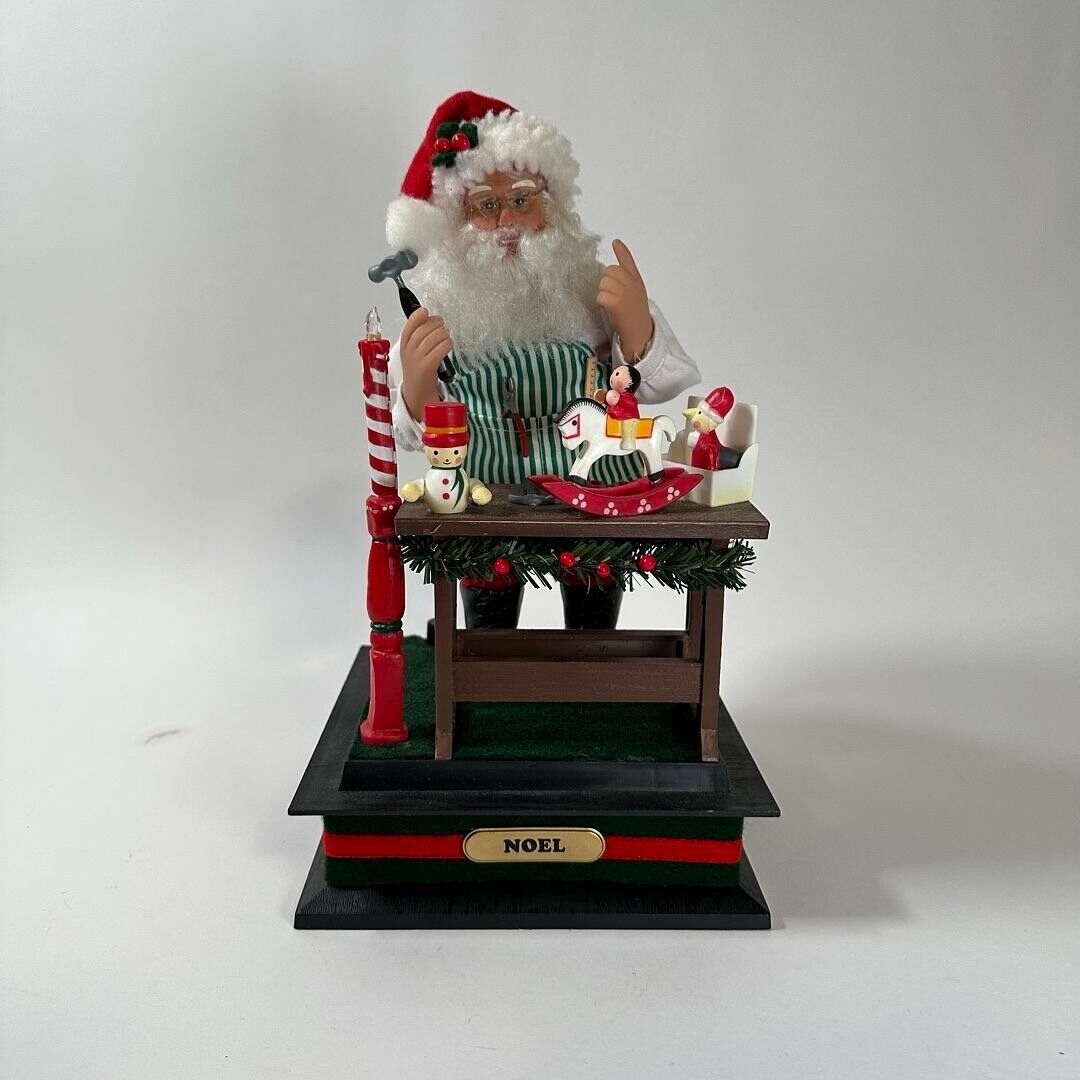 Holiday Creations Santa Workshop Holiday Scene Decor