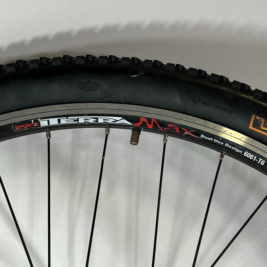 Forte Terra Max 6061-T6 Rim w/ Lust Tubeless Cross Mark 25x2.1 Tire Good Tread