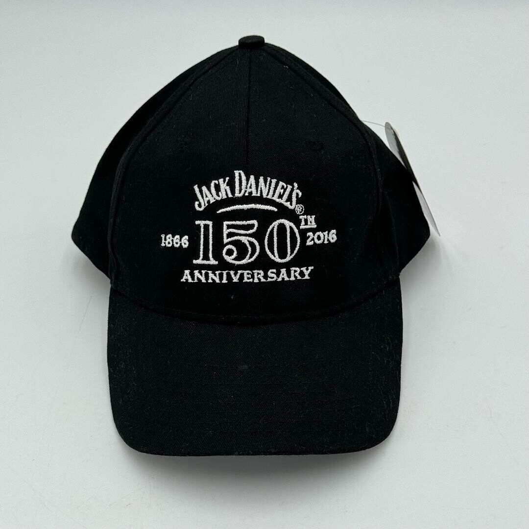 Bayside Jack Daniels 150th Anniversary Embroidered Black Adjustable Snapback Hat