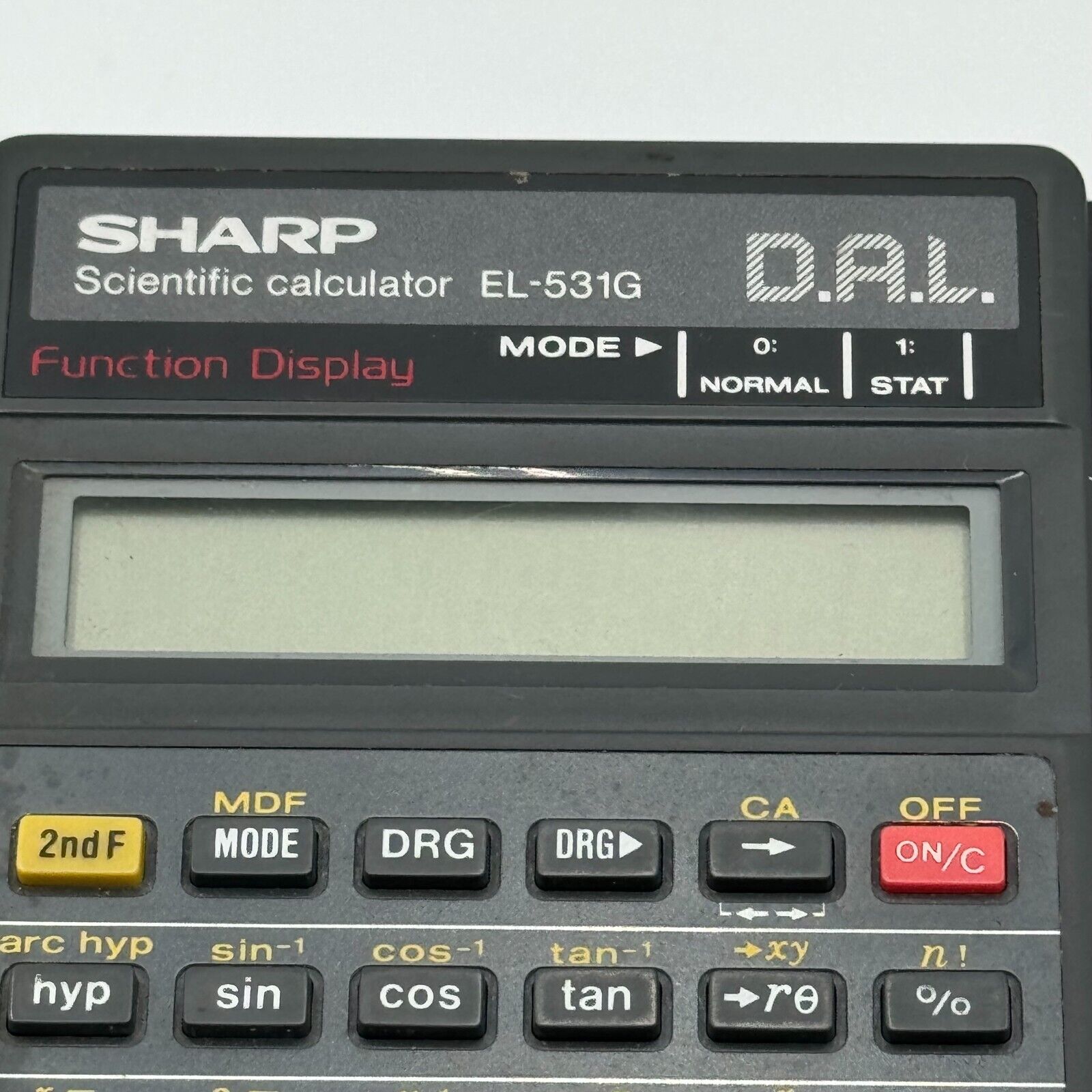 Sharp EL-531G Scientific Calculator Advanced DAL Black Handheld Leather Case