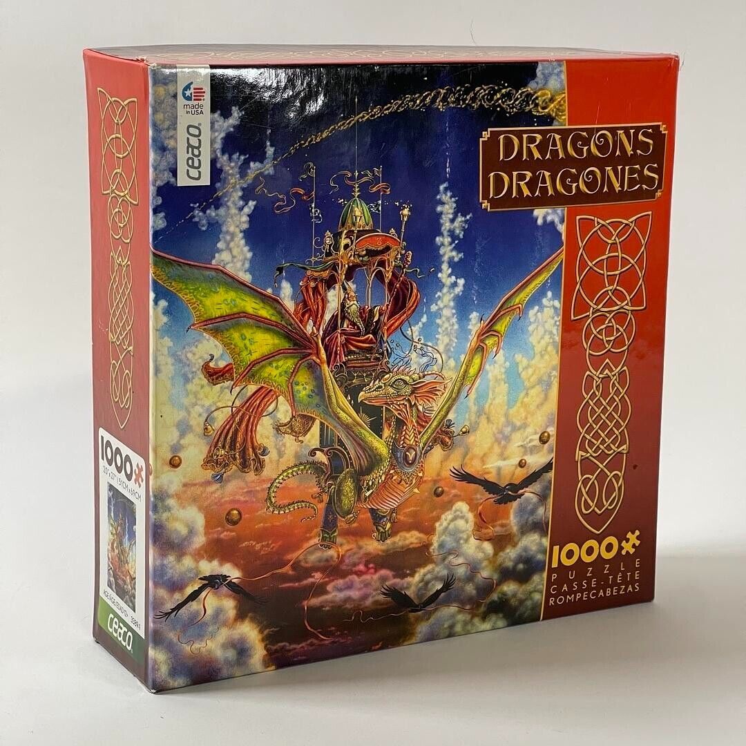 Ceaco Dragons Dragones 1,000 Piece Puzzle - PREOWNED