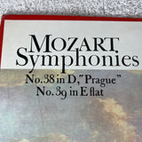 MOZART Symphonies No.38 in D Prague No. 3g in E flat Otto Klemperer Orchestra