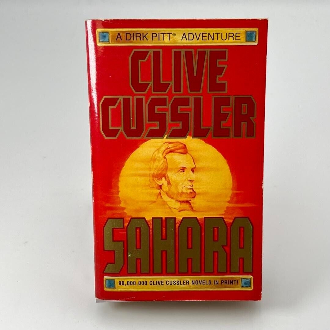 Clive Cussler Lot Set 4 Vintage Dirk Pitt Paperback Novels Books Bundle