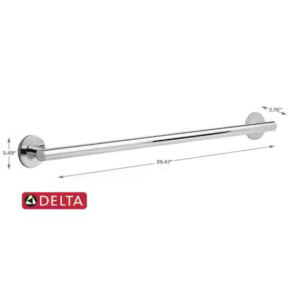 Contemporary 36 in x 1-1/4 in Grab Bar Concealed Screw ADA Compliant - Chrome