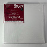 Studio 71 Premium Stretched Canvases Triple Acrylic Primes  2 8x10s and 3 10x10s