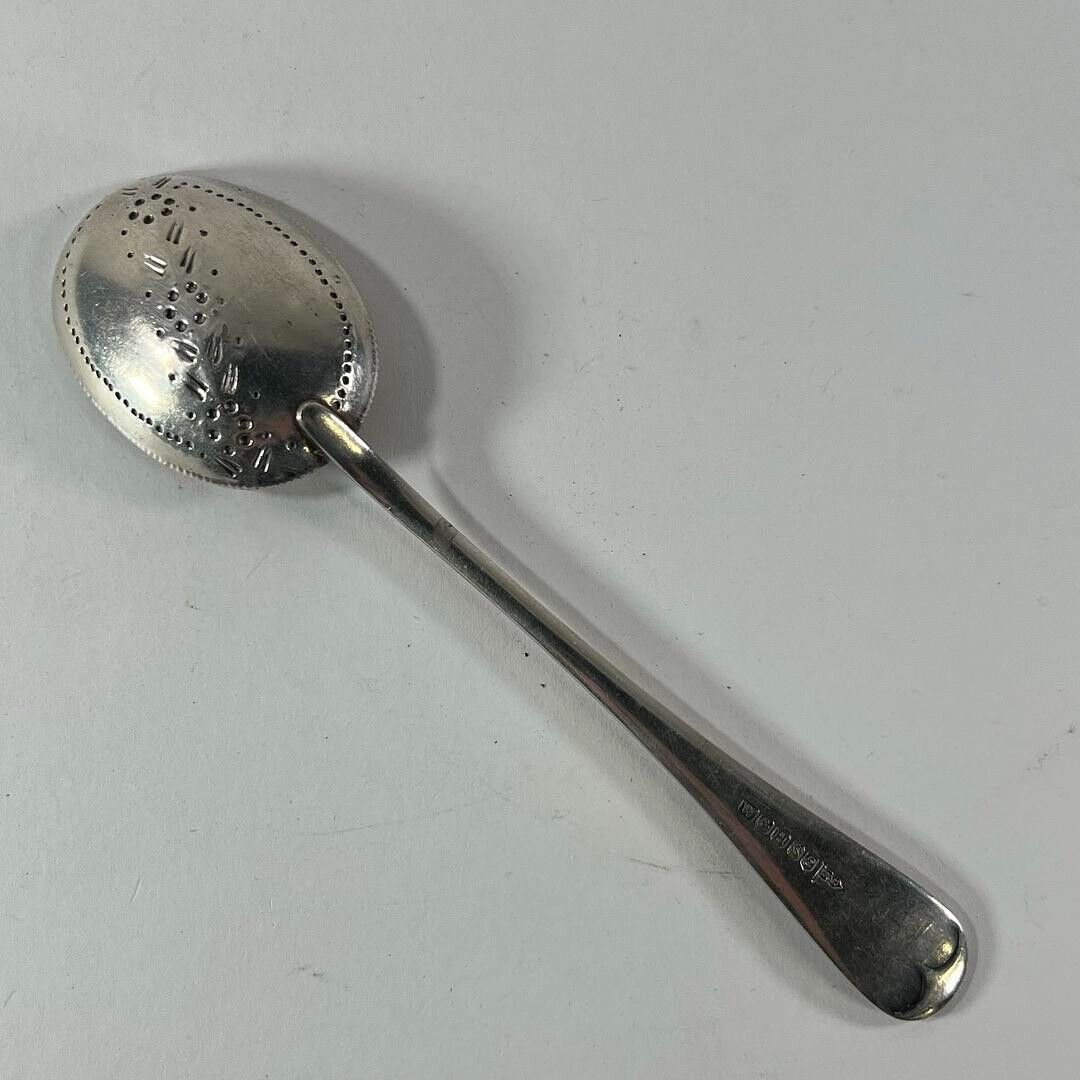 Vintage Walker & Hall Silverware Serving Spoon W&S Engraving