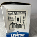 Leviton 80401-W Decora White 1-Gang Rectangle GFCI/Rocker Wall Plate 17 Count