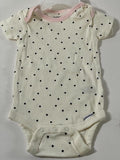 Gerber Ballerina Baby Girls Short Sleeve Polka-Dot Onesie - 3-6M