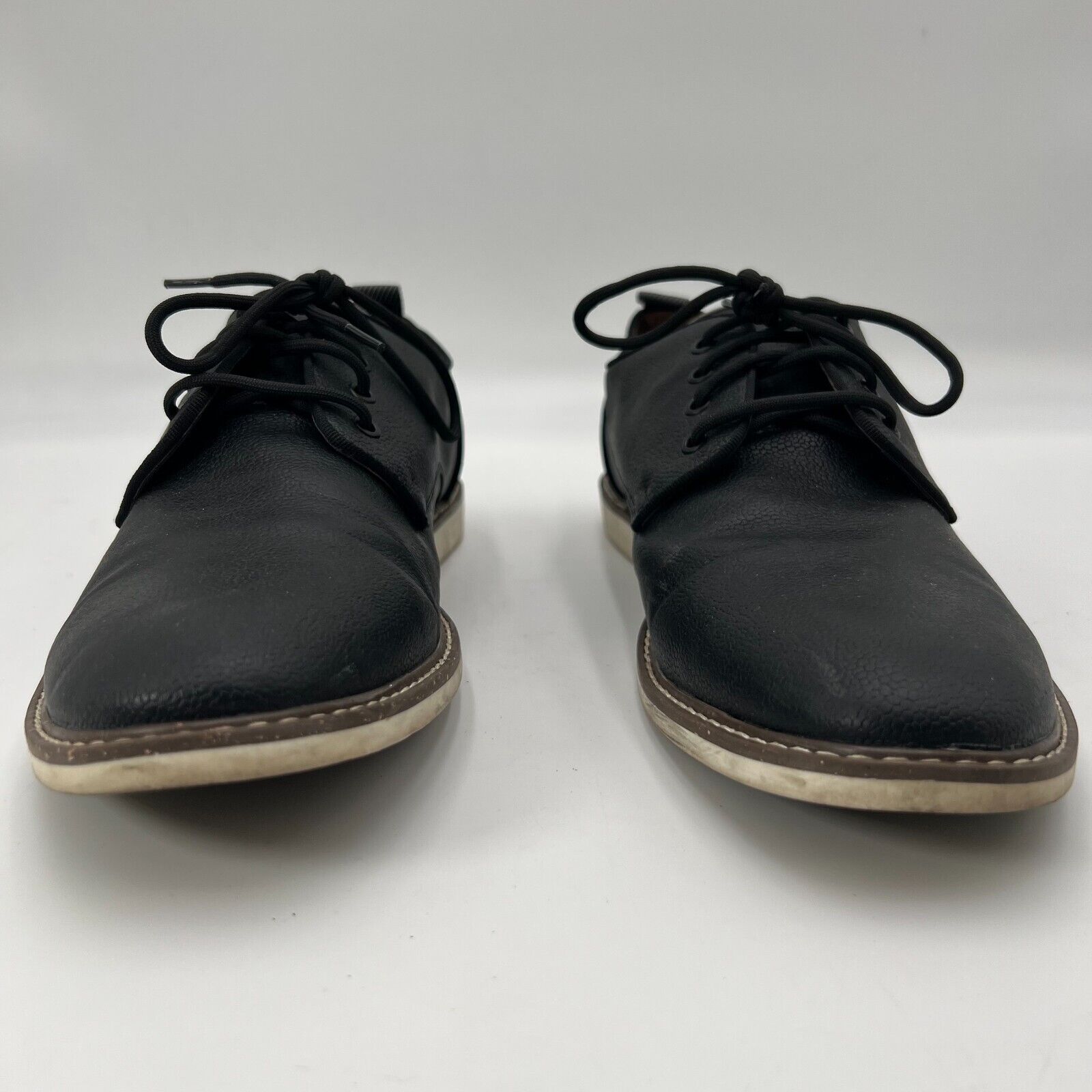 Parker & Sky Men’s Dress Black @ Brown Shoes Lace Up Oxfords size 12 New