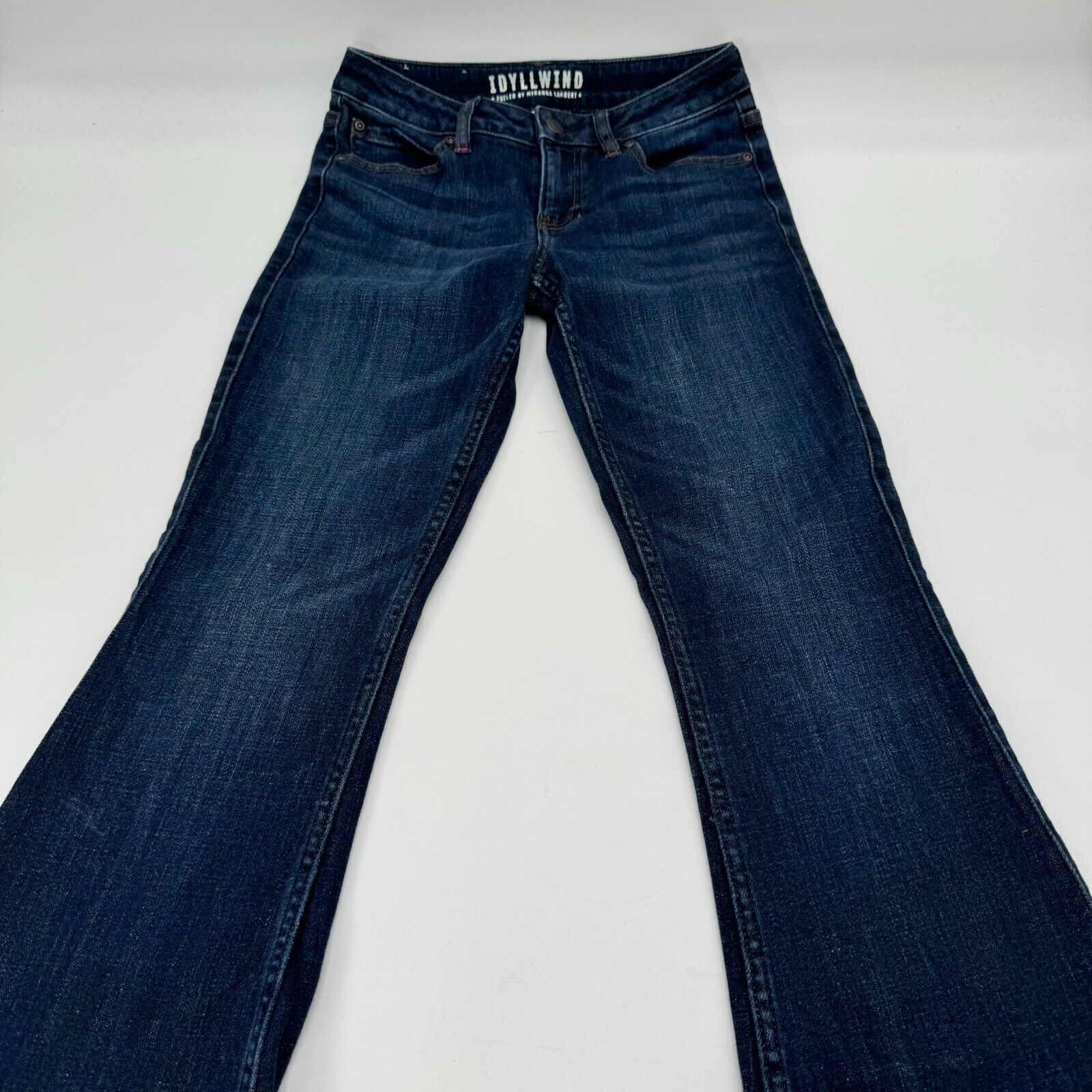 Idyllwind Jeans Dark Wash Whiskey Debbie Stretch Bootcut Mid Rise Womens Size 4