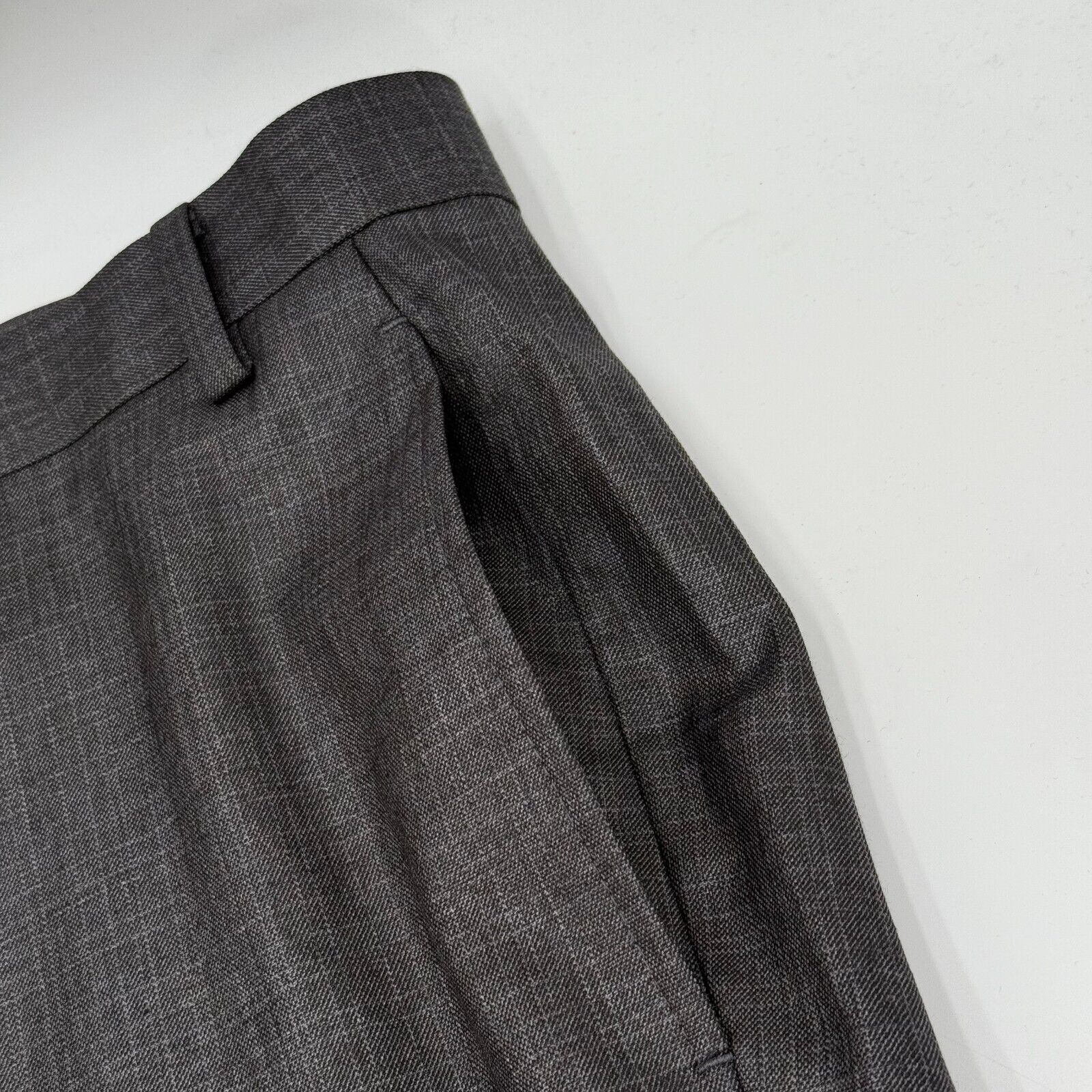 Calvin Klein Performance Dress Pants Suit Slacks Dark Grey Mens Size 44Wx38L