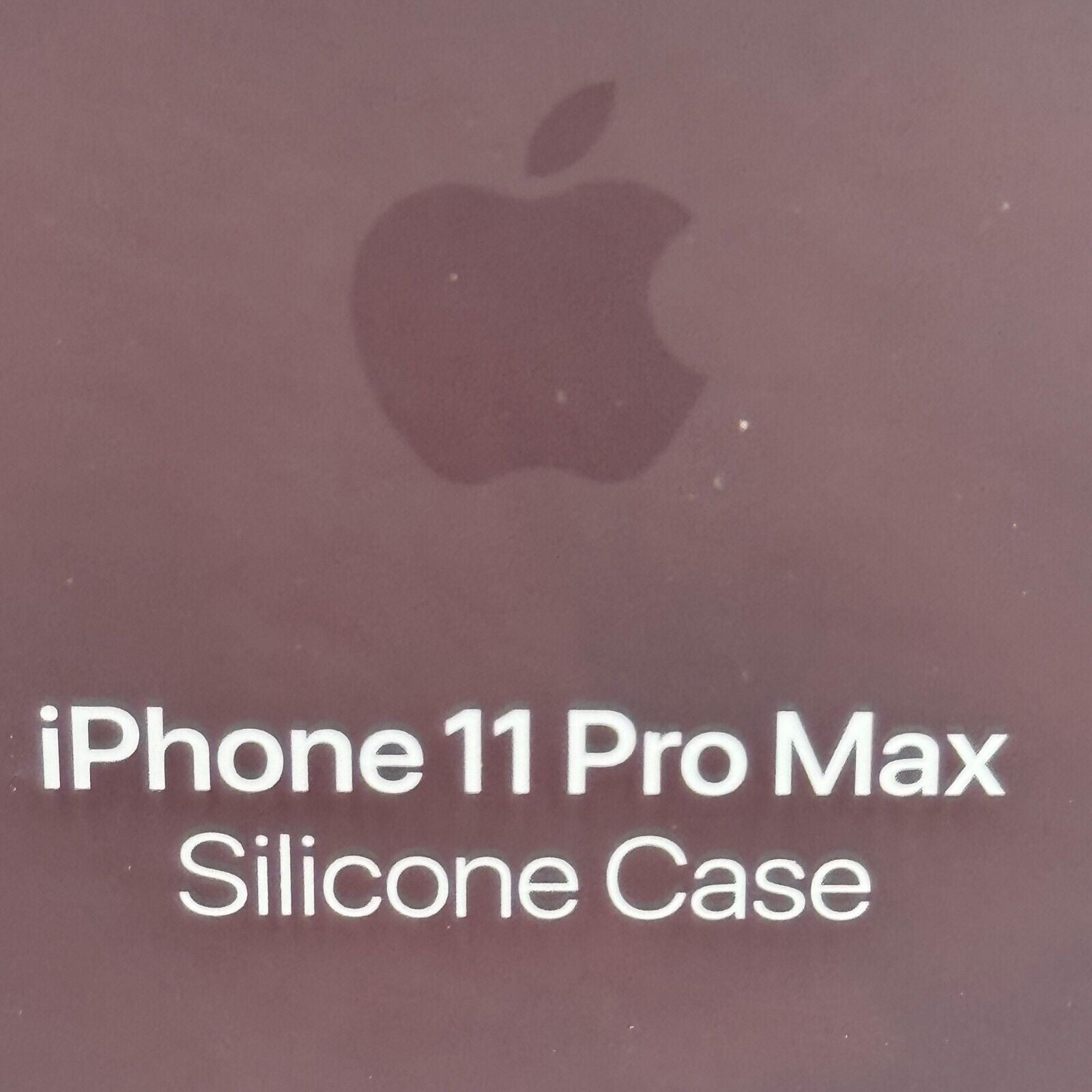Genuine Apple Silicone Case Iphone 11 Pro Max Black
