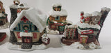 Lot of 18 -1991 Mercuries LTD Ceramic Santa/Elves- Christmas Village North Pole