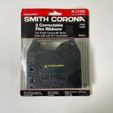 NEW 2pk. Smith Corona Typewriter Black Correctable Film Ribbons H21000 H63446