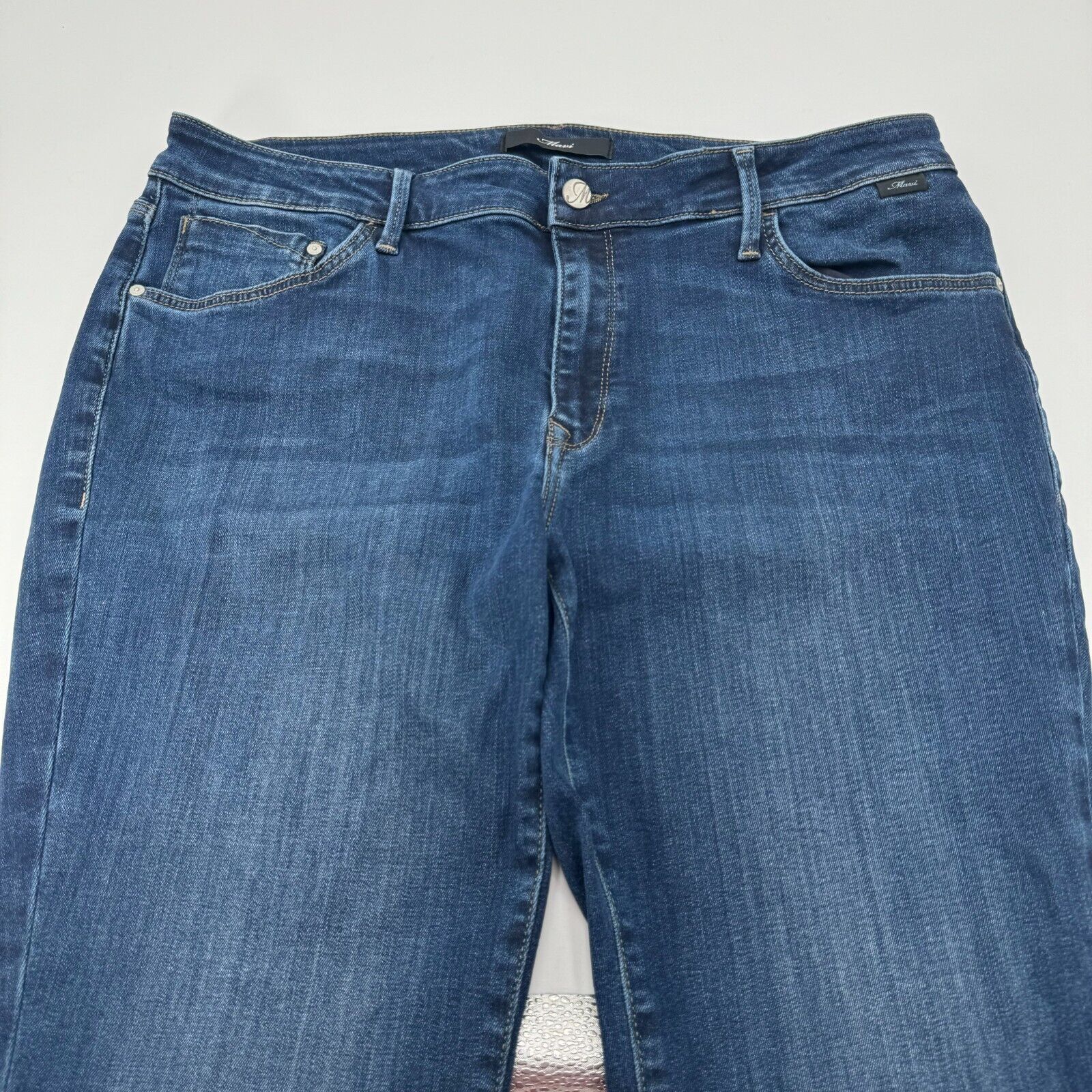 Mavi Alexa MidRise Skinny Denim Blue Jeans Dark Wash Stretch Womens Size 34 X 30