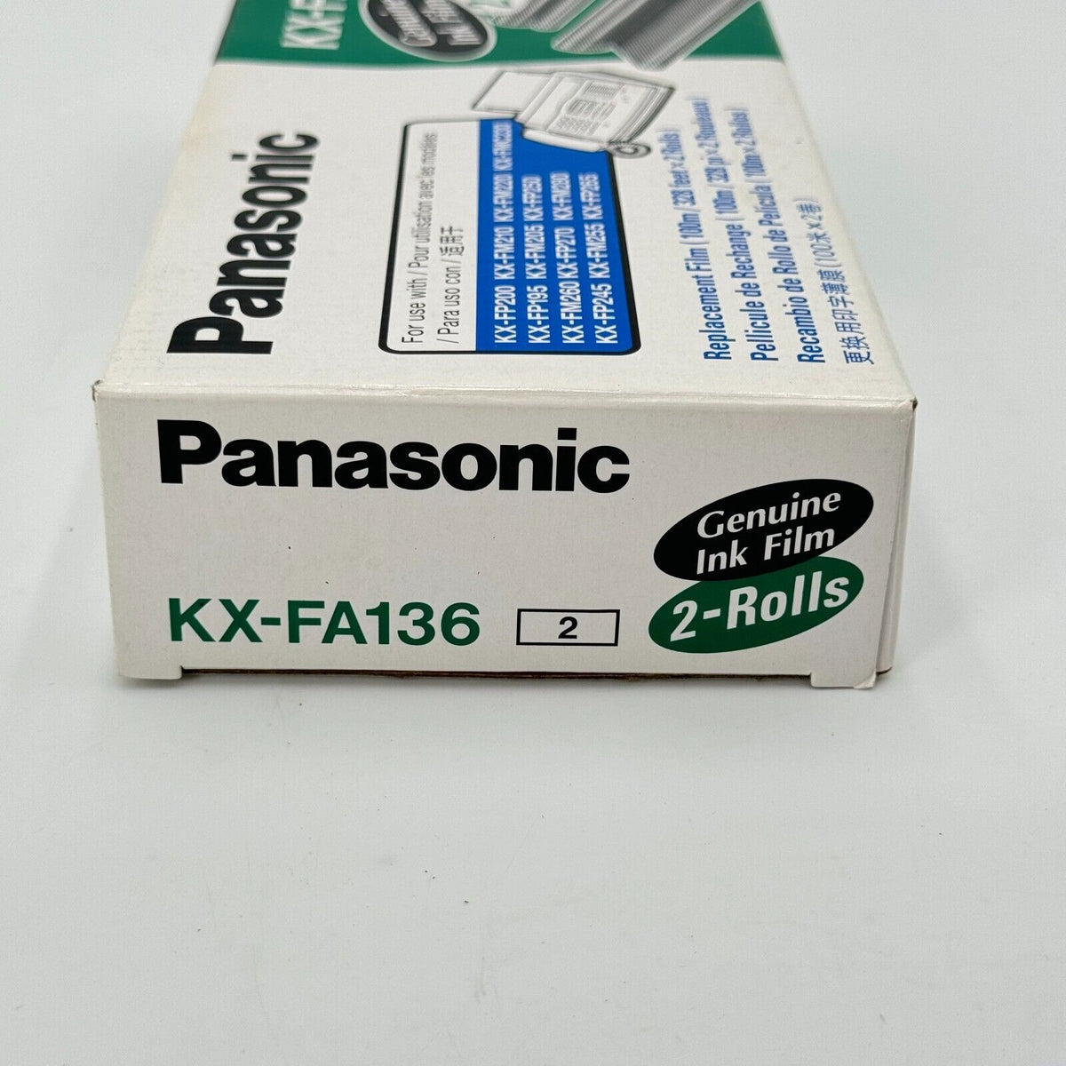 Panasonic KX-FA136 Genuine Ink Film SINGLE SEALED ROLL - One Roll Only