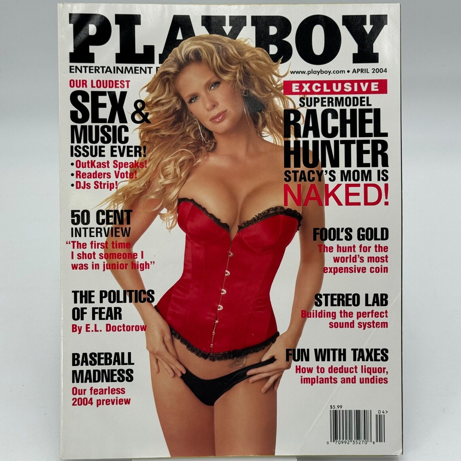 Playboy Lot of 7 2004 Issues Jaime Pressly WWE Sable Torrie Jim Carrey Pam