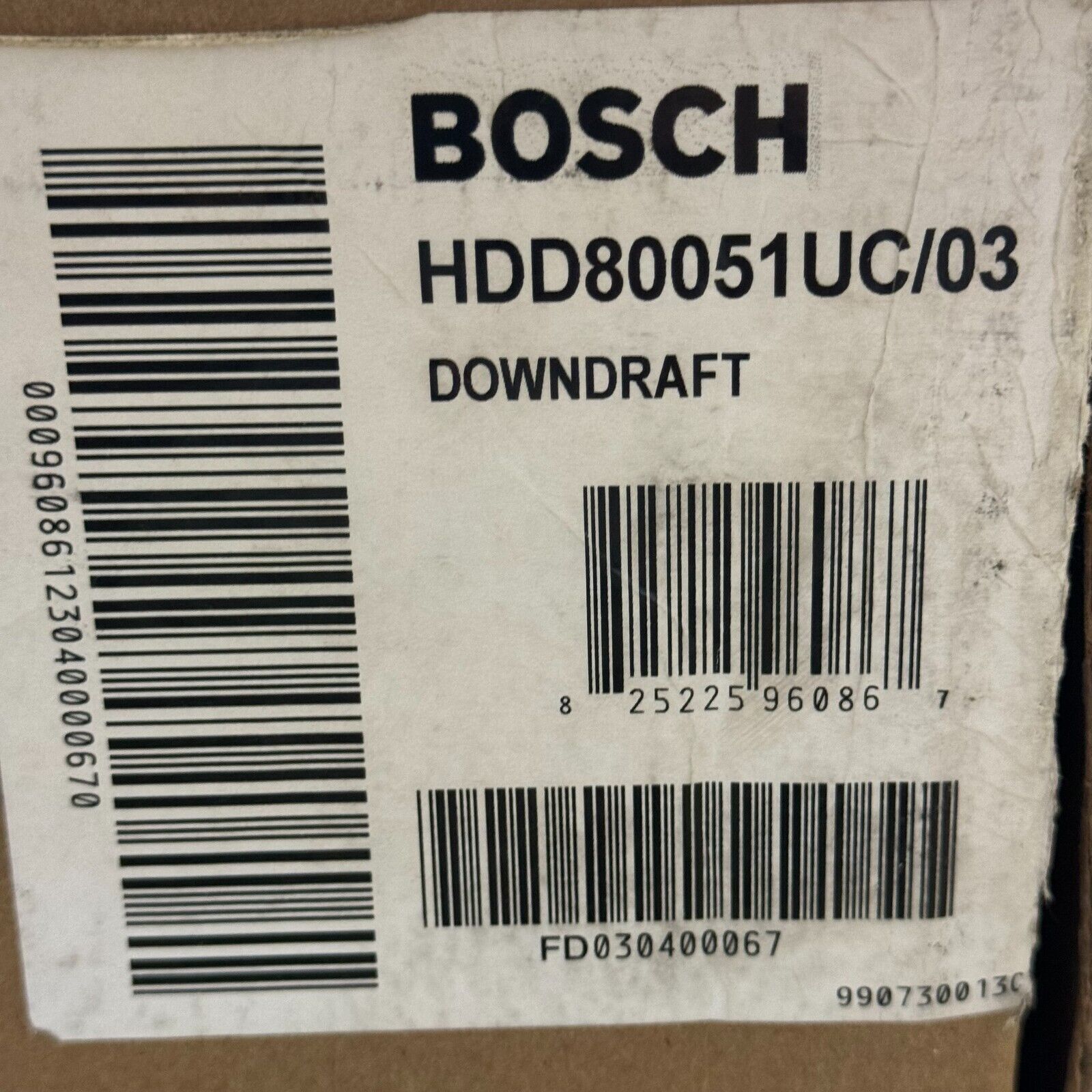 Bosch Kitchen Ventilation Telescopic Down Draft HDD80051UC