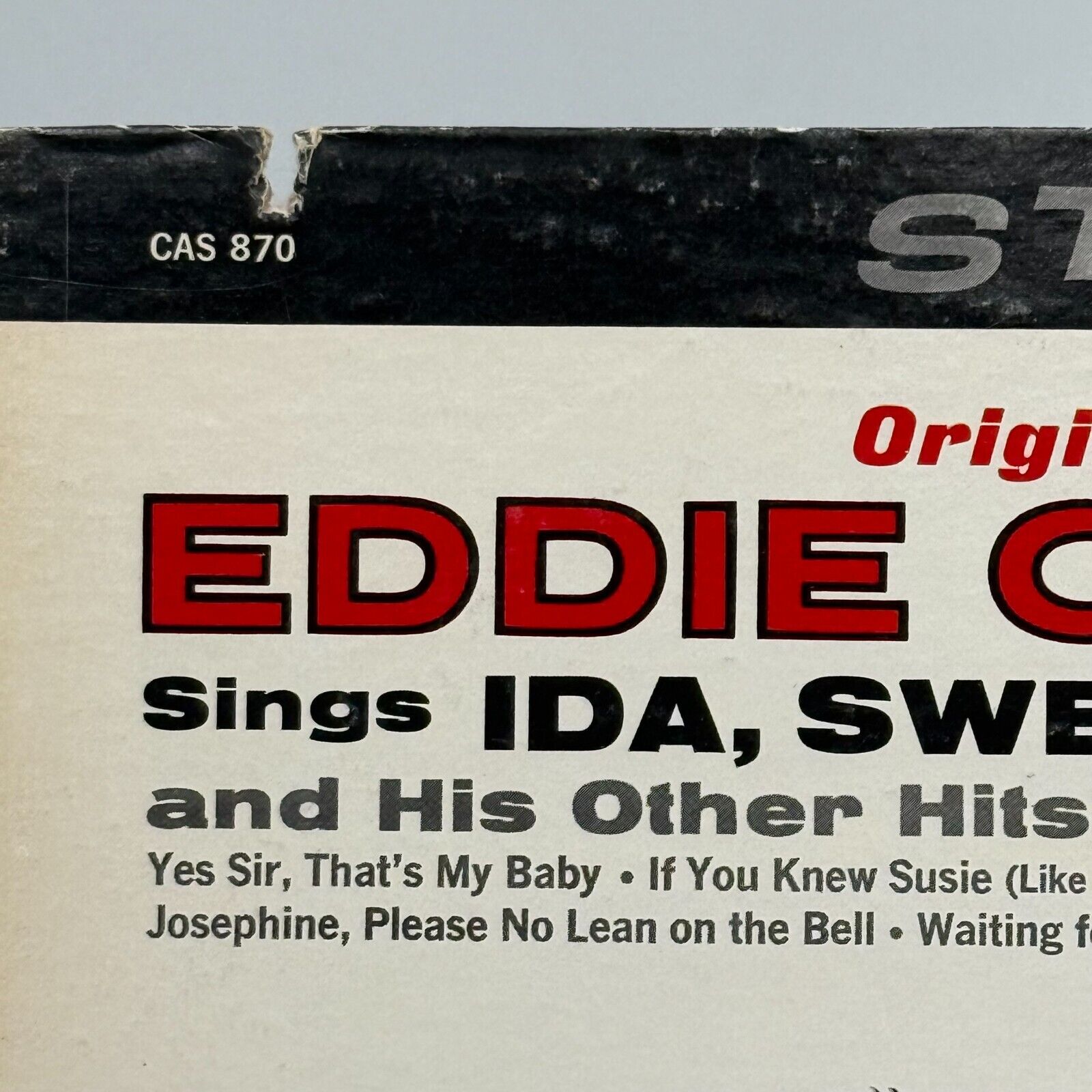 Eddie Cantor - Ida, Sweet as Apple Cider & Other Hits - RCA Camden LP CAS-870