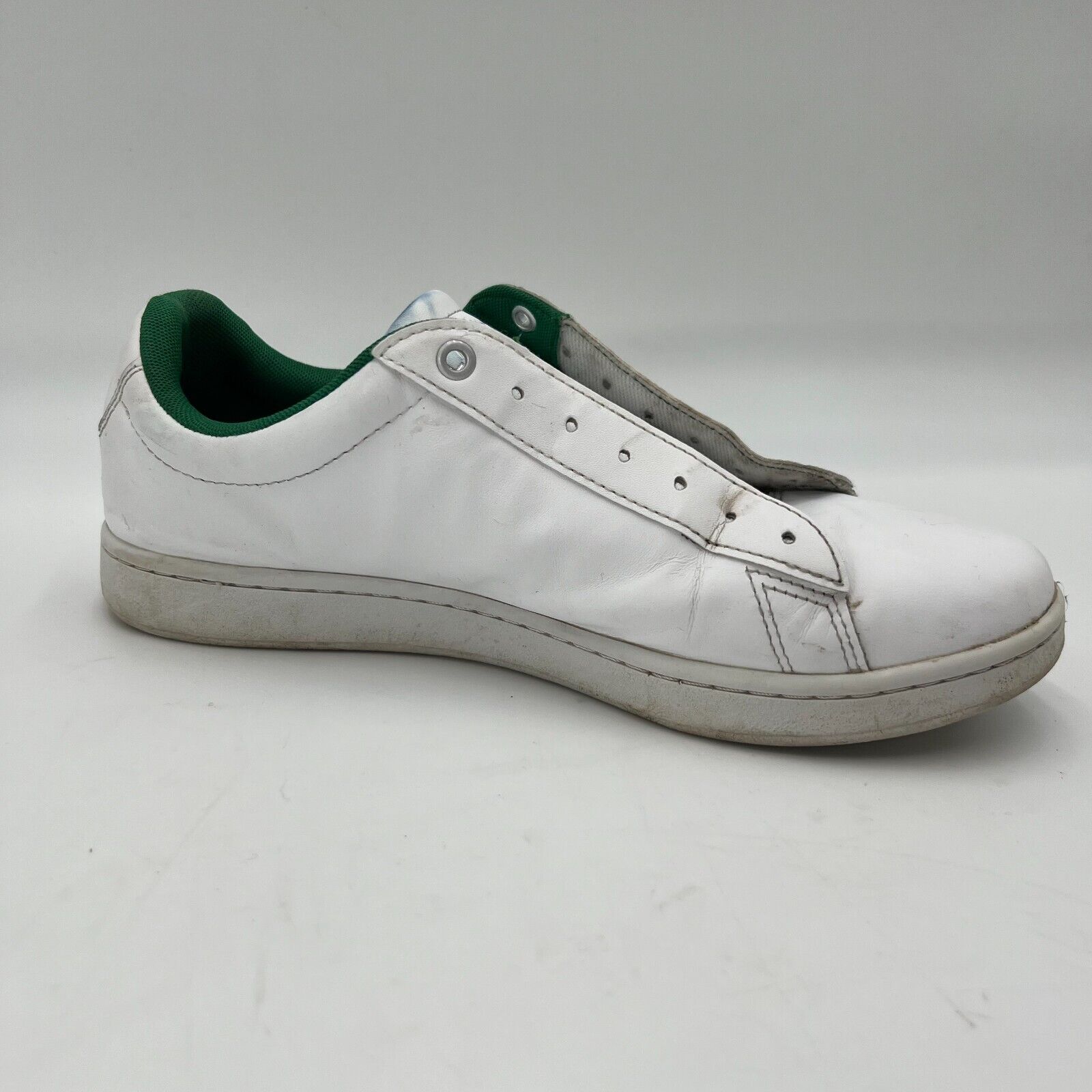 LACOSTE Hydez 119 1 P Sma Leather Sneaker Men's Size US 9 White/Green