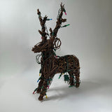 Wicker Light Up Reindeer 18" Tall